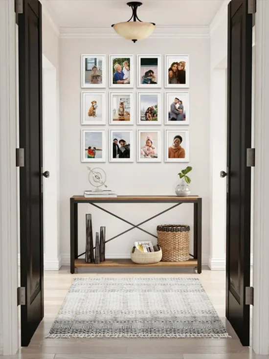 A Touching Family Photo Wall