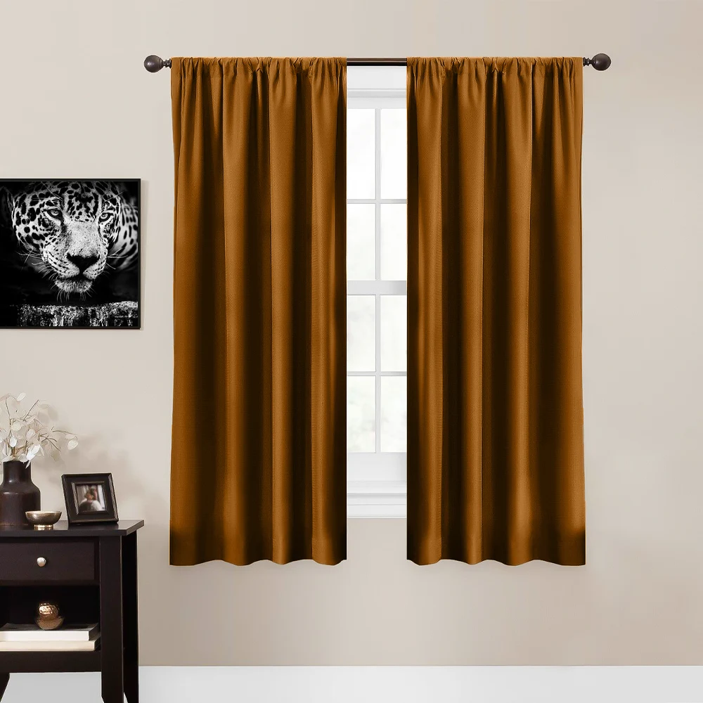 chocolate brown color curtains for cream walls