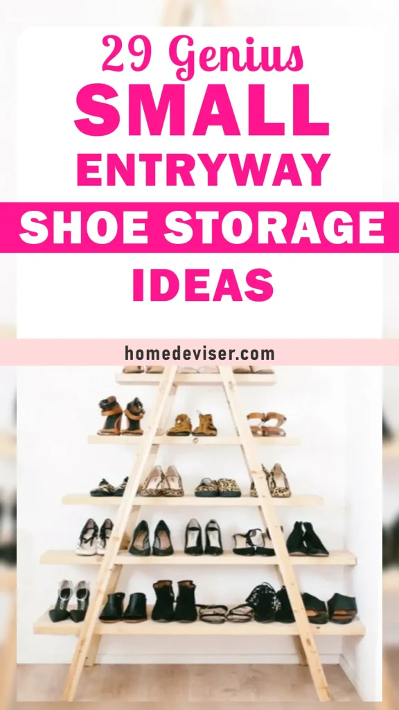 29 Genius Small Entryway Shoe Storage Ideas - Home Deviser