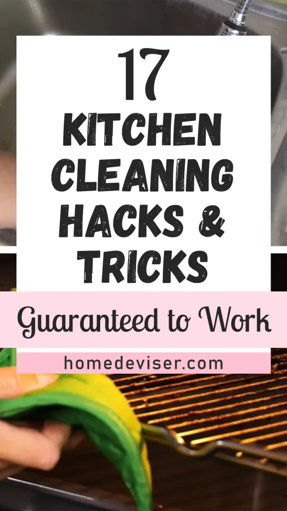 17 Brilliant Kitchen Cleaning Hacks & Tricks