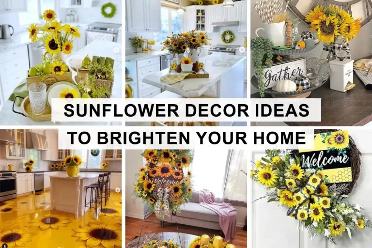 25 Gorgeous Sunflower Decor Ideas to Brighten Your Home