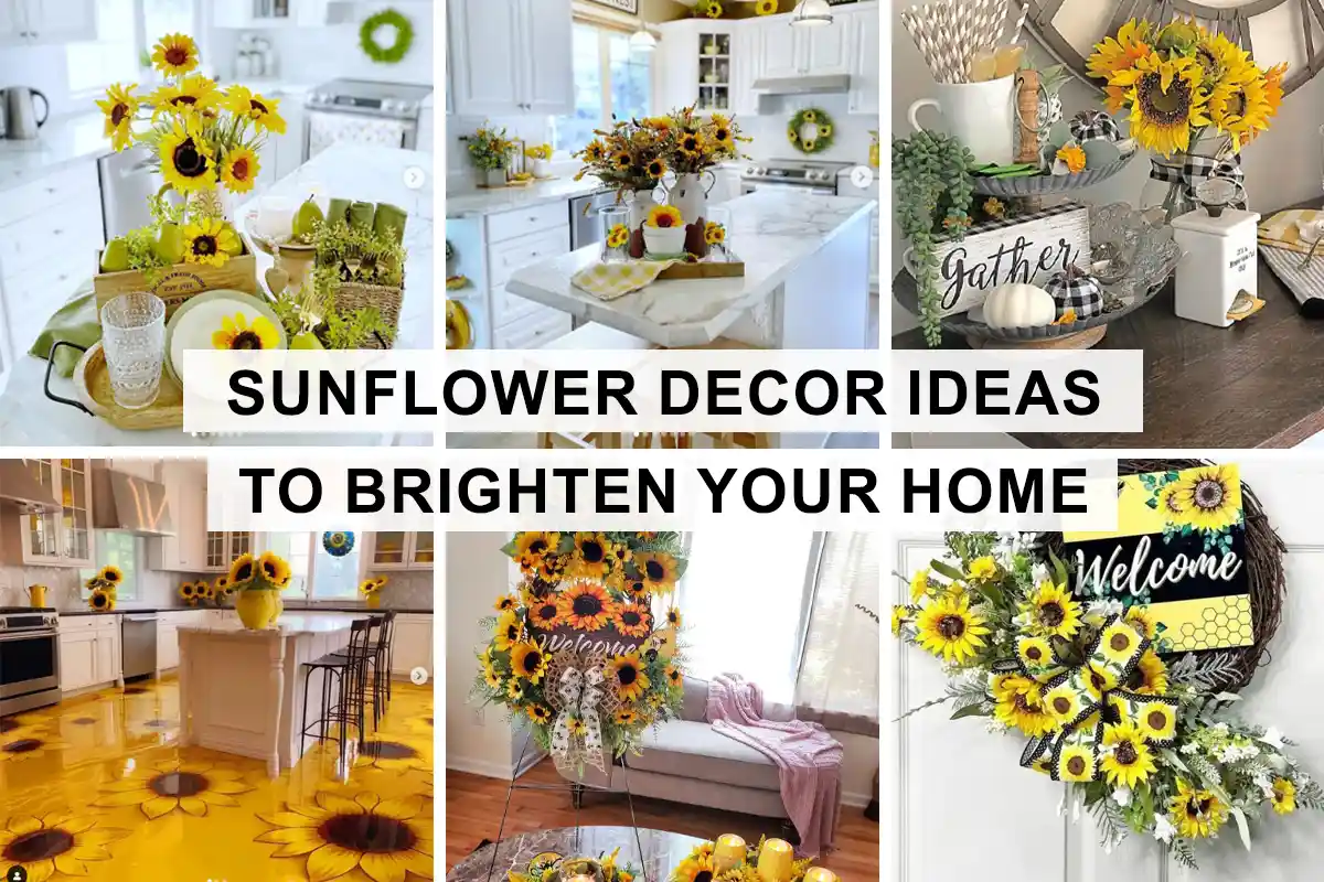 25 Gorgeous Sunflower Decor Ideas to Brighten Your Home - Home Deviser
