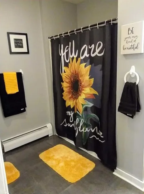 black-sunflower-shower-curtain-in-bathroom