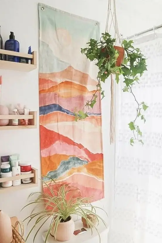 Display a Colorful Tapestry