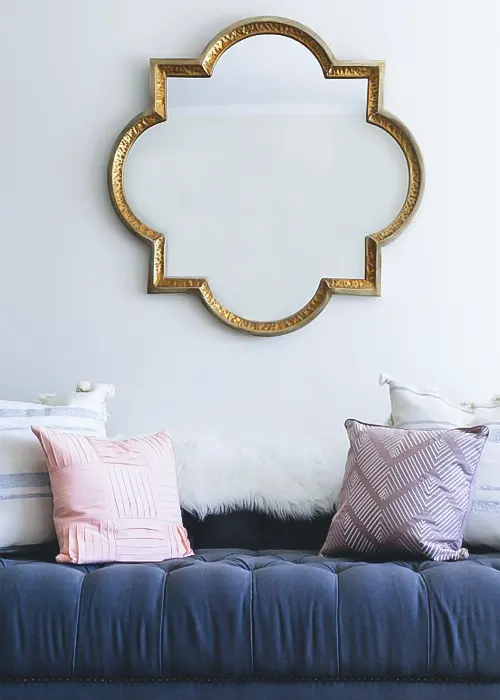 Mirror Behind the Sofa