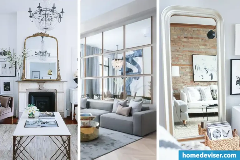 Where to Put Mirror in Living Room: 13 Ideal Places