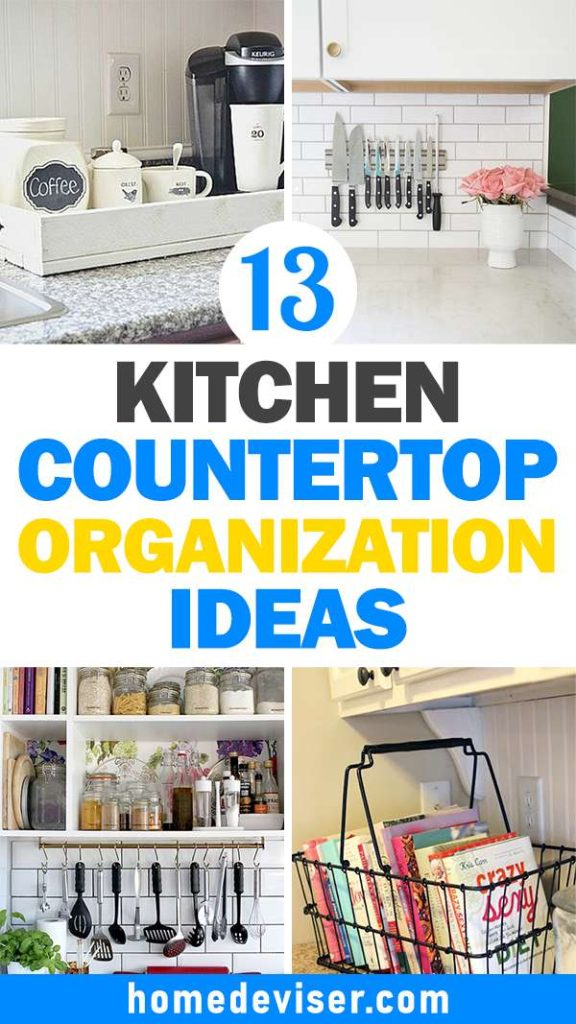 Kitchen Countertop Organization Ideas