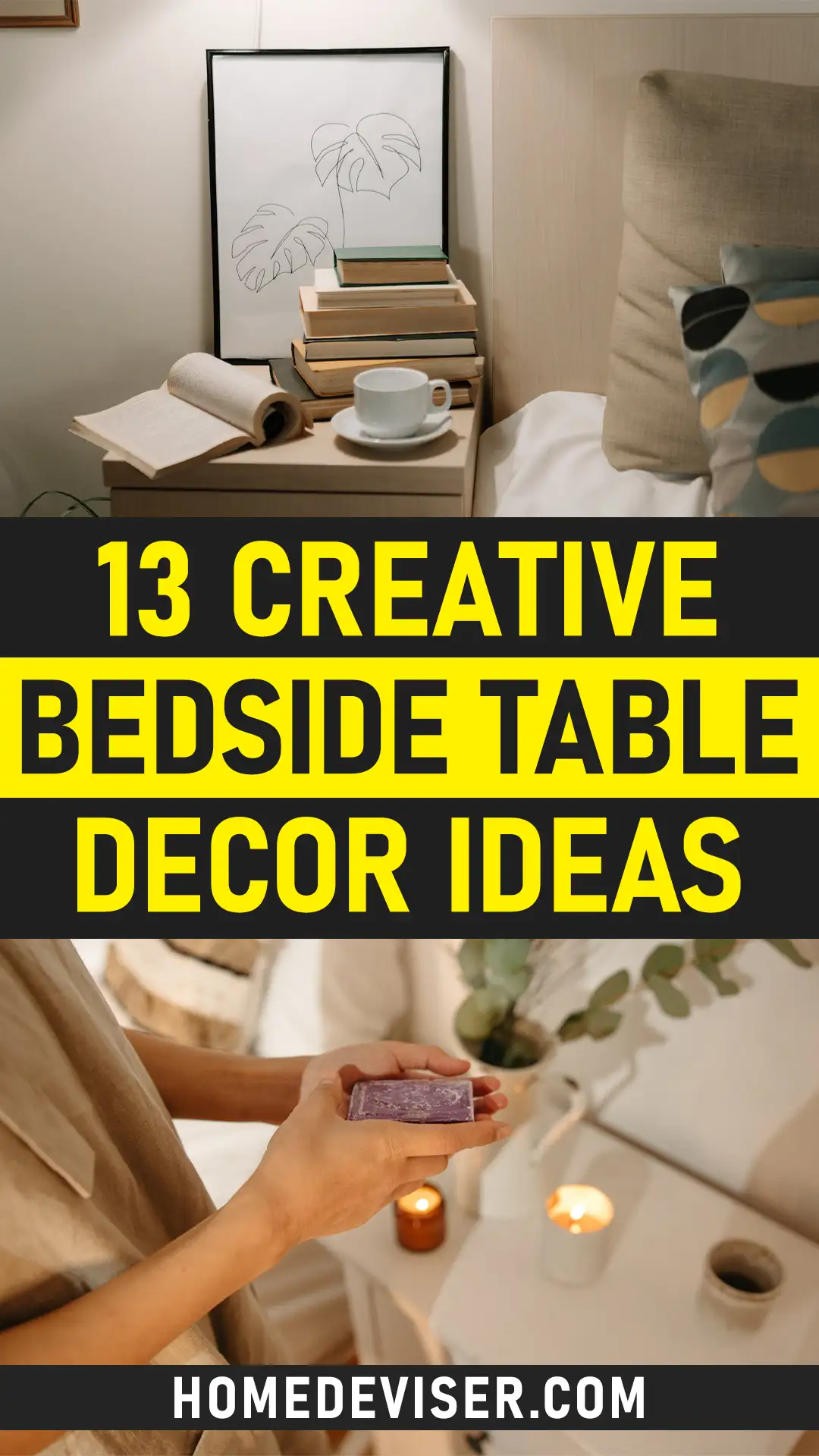 Bedside Table Decor Ideas