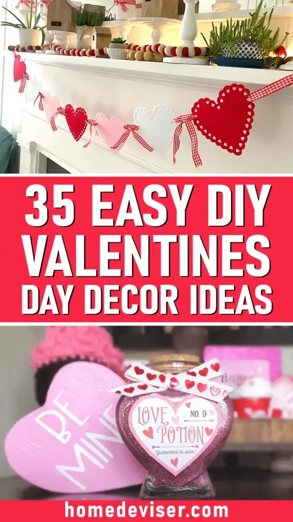 35 Adorable DIY Valentine's Day Decor Ideas to Show Your Love - Home ...
