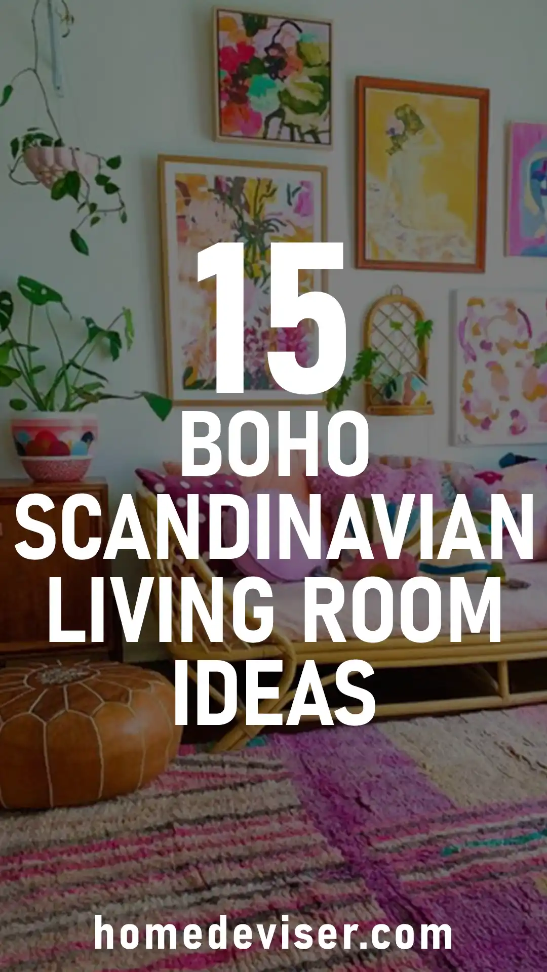Boho Scandinavian Living Room Ideas