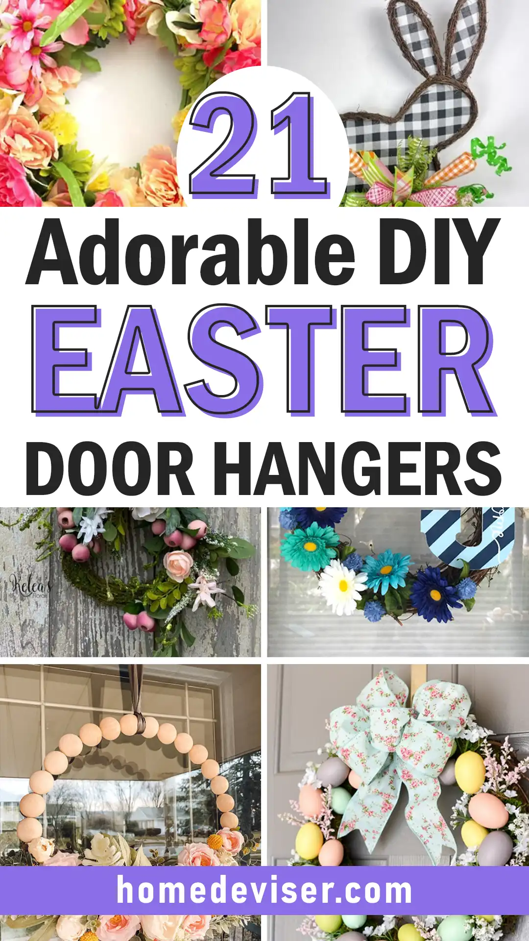 DIY Easter Door Hangers