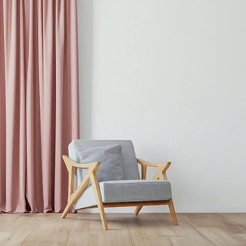 Dusty Pink Curtains