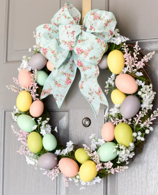 Easter Egg Wreath