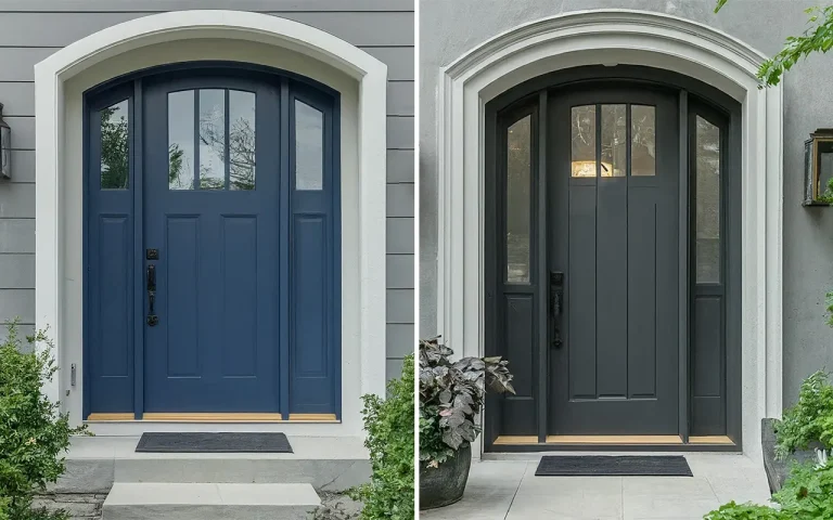 25 Stunning Front Door Colors for Gray House