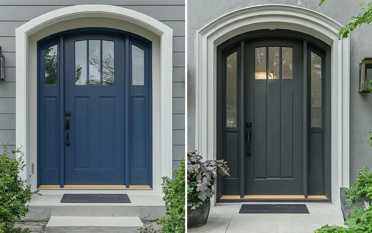 Front Door Colors for Gray House
