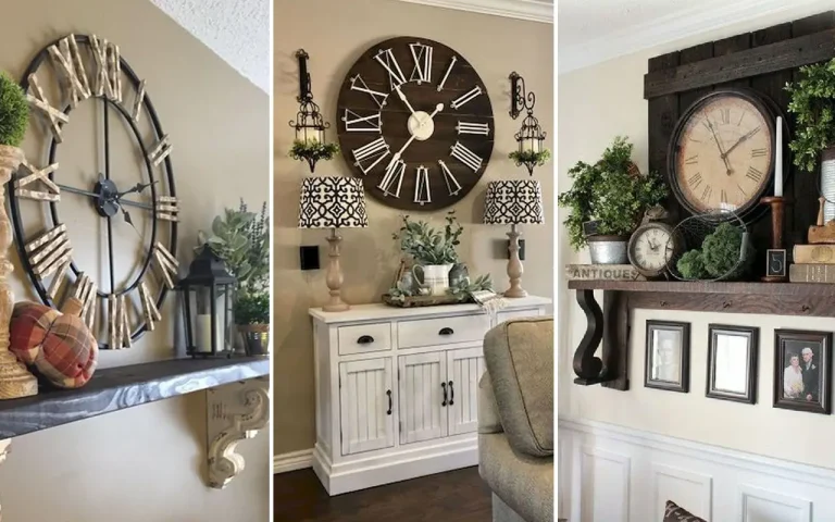 How To Decorate Around a Wall Clock?