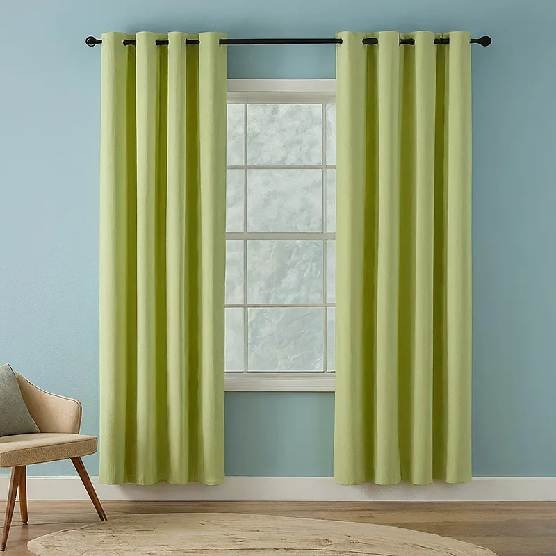 Light Green Curtains