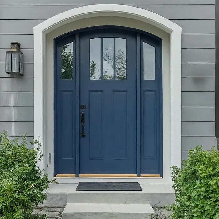 Navy Blue Door for Gray House