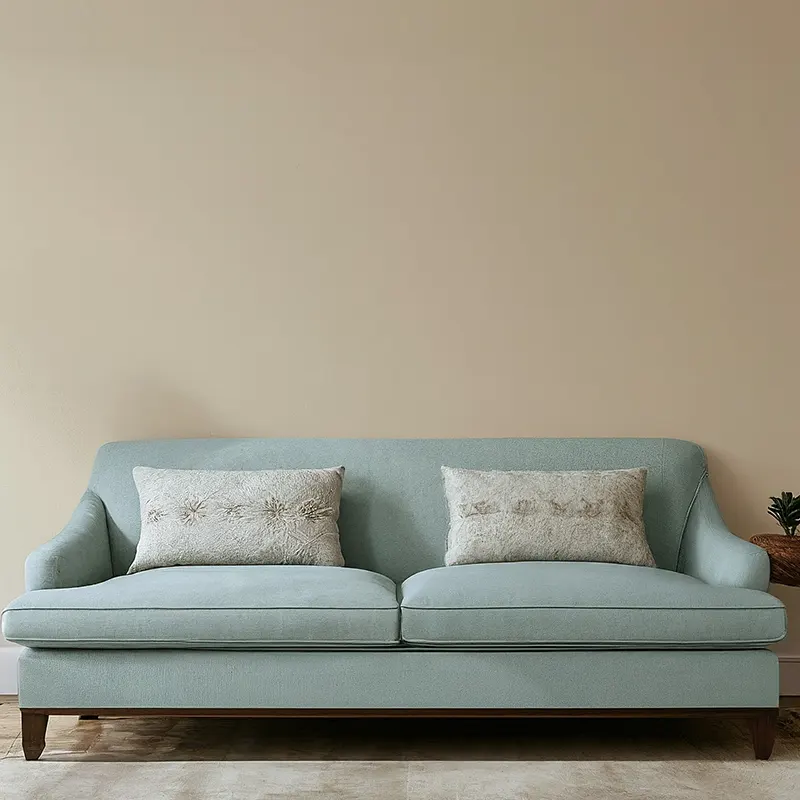 Pale Pastel Couch for Tan Walls