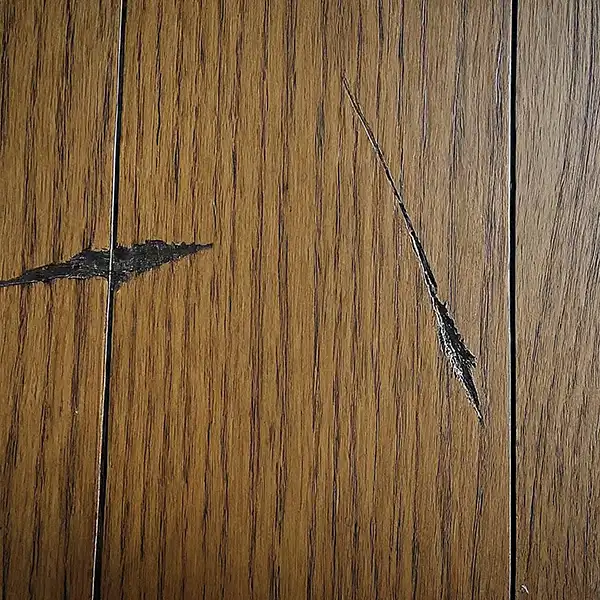 scratch on wood floor