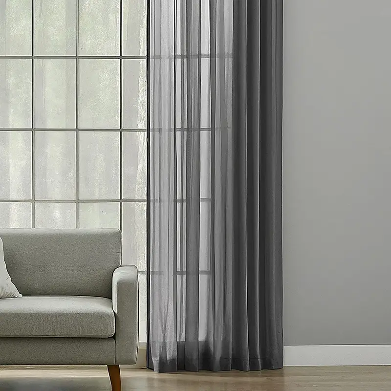 Sheer Gray Curtains