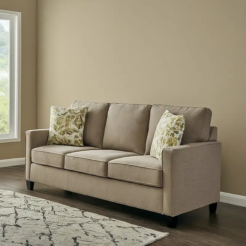Greige or Taupe Couch for Tan Walls