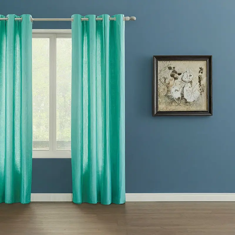 Turquoise Curtains