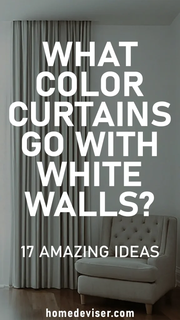 What Color Curtains Go With White Walls
