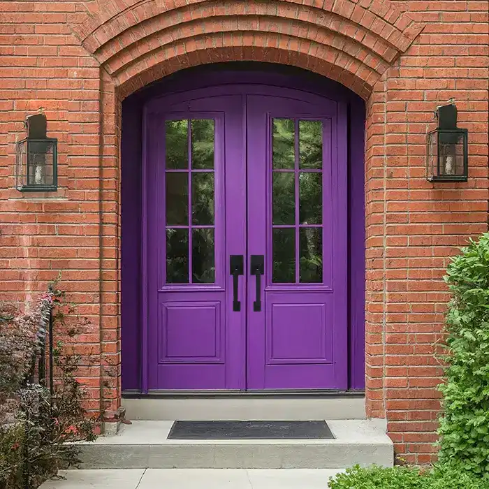 Bright Purple Front Door