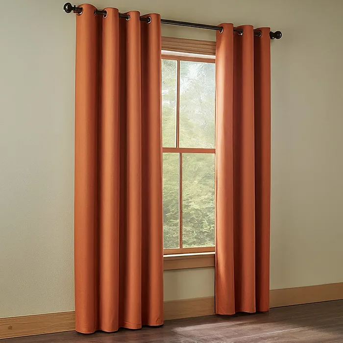 Burnt Orange Curtains for Tan Walls