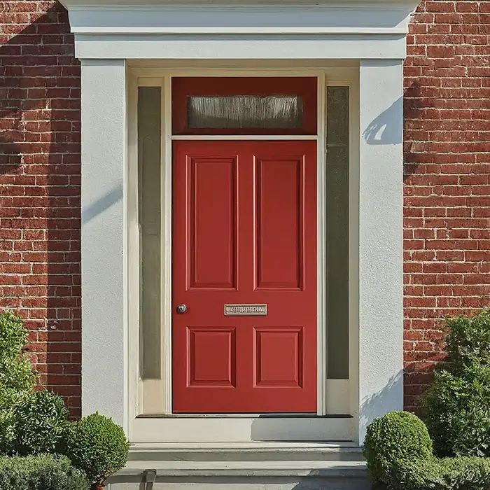 Classic Red Front Door