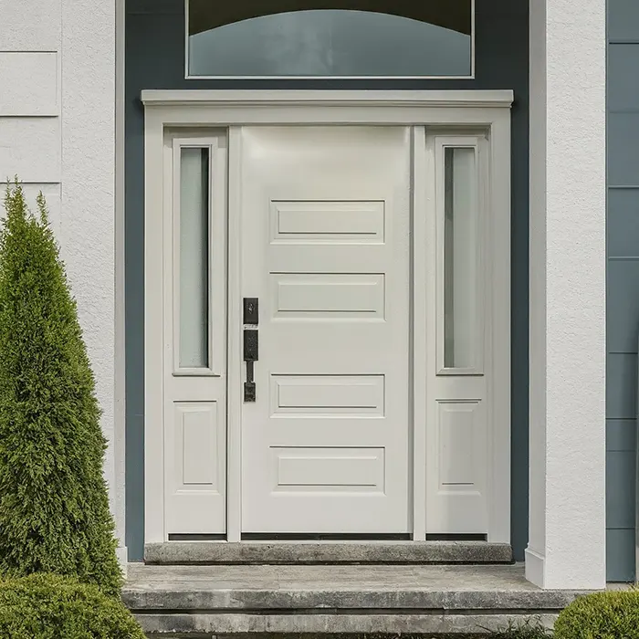 Classic White Front Door