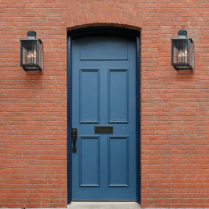 Colonial Blue Front Door