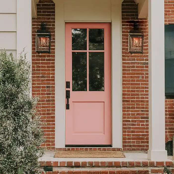 Light Pink Front Door