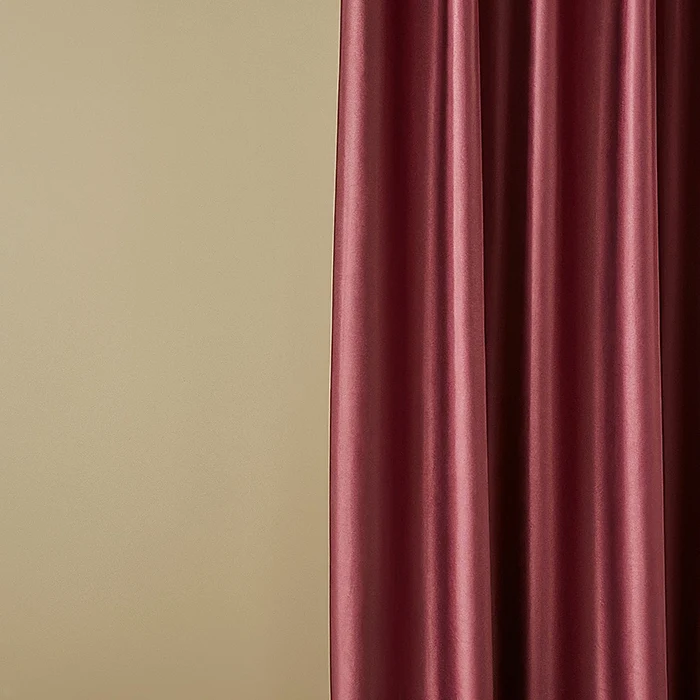 Maroon Curtains for Tan Walls