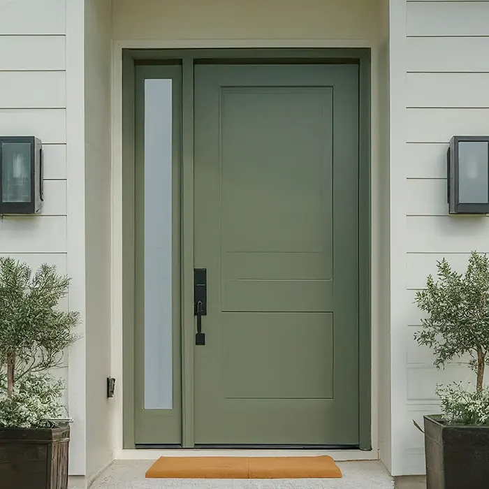 Sage Green Front Door 