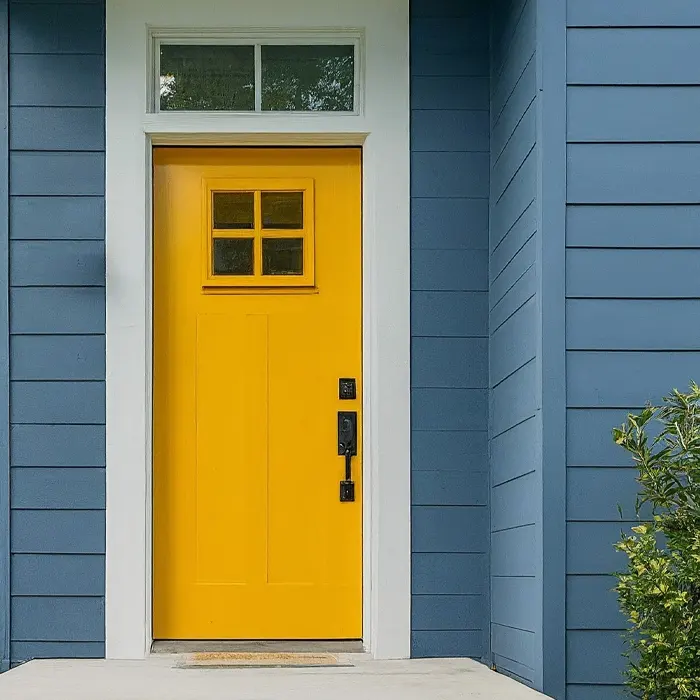 Bright Yellow Front Door