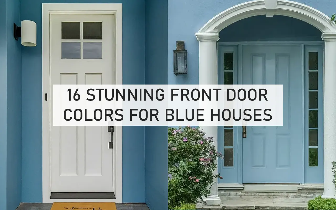 Front Door Colors for Blue House