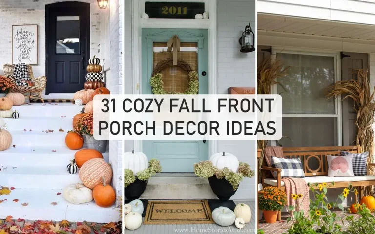 31 Cozy Fall Front Porch Decor Ideas