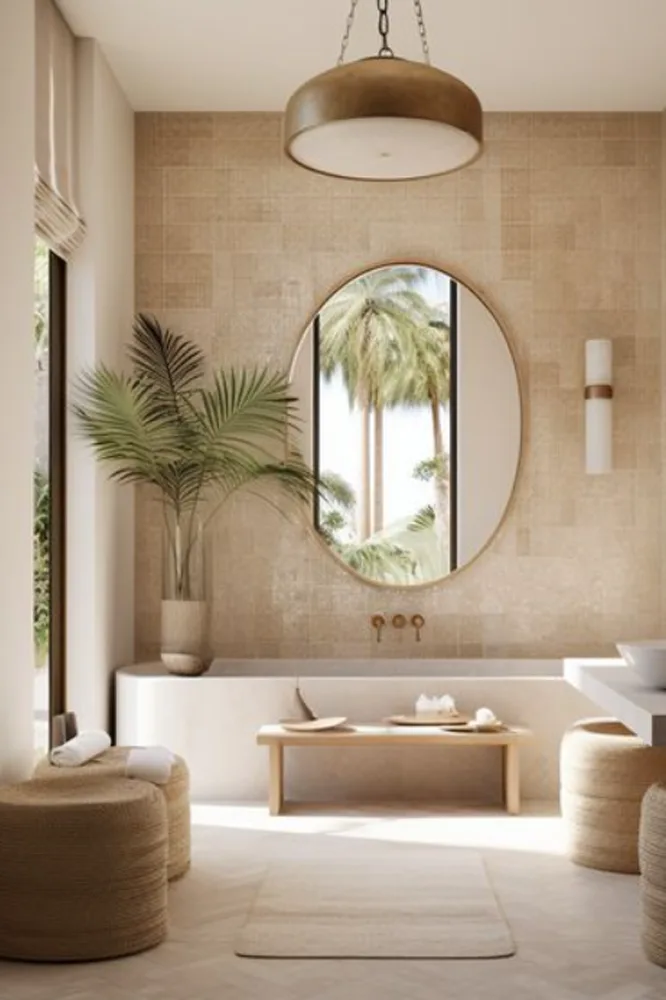 Organic Modern Bathroom