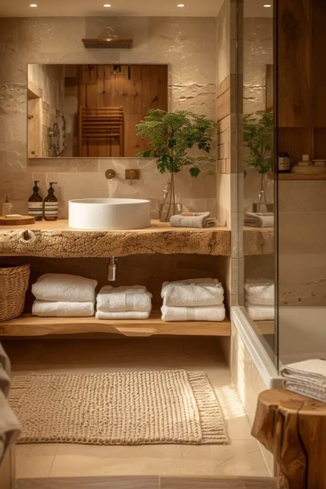 Organic Modern Bathroom