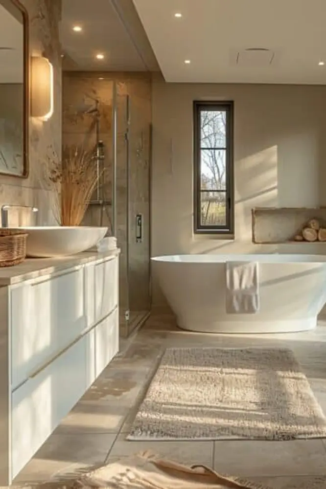 Organic Modern Bathroom