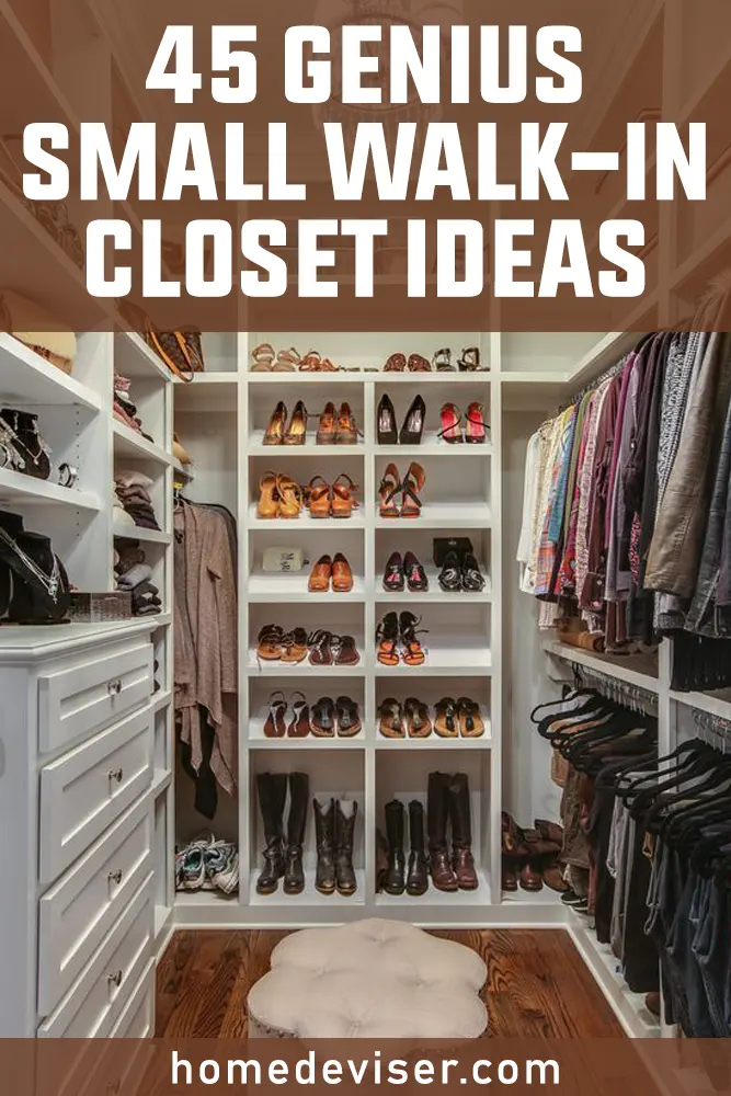 Small Walk In Closet Ideas