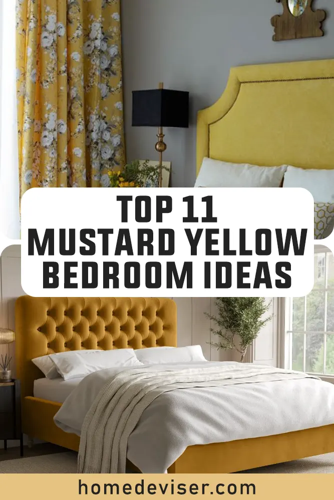 Mustard Yellow Bedroom Ideas