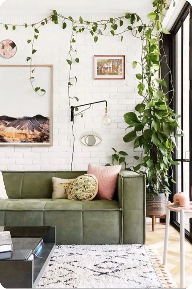 Living Rooms With Brick Walls