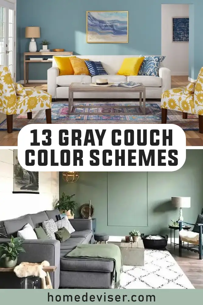 Gray Couch Color Schemes