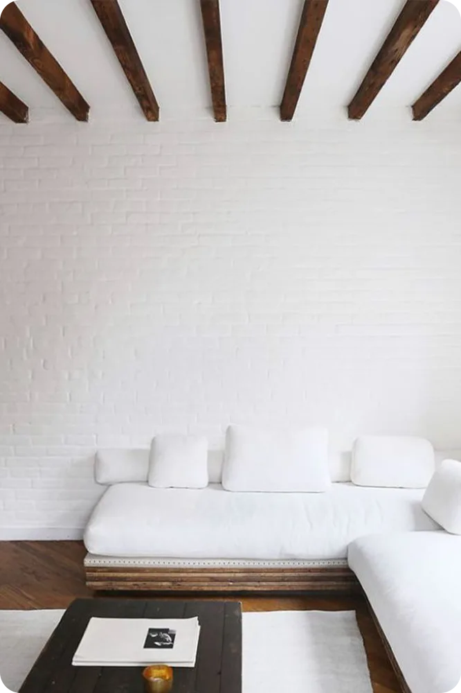 Living Rooms With Brick Walls