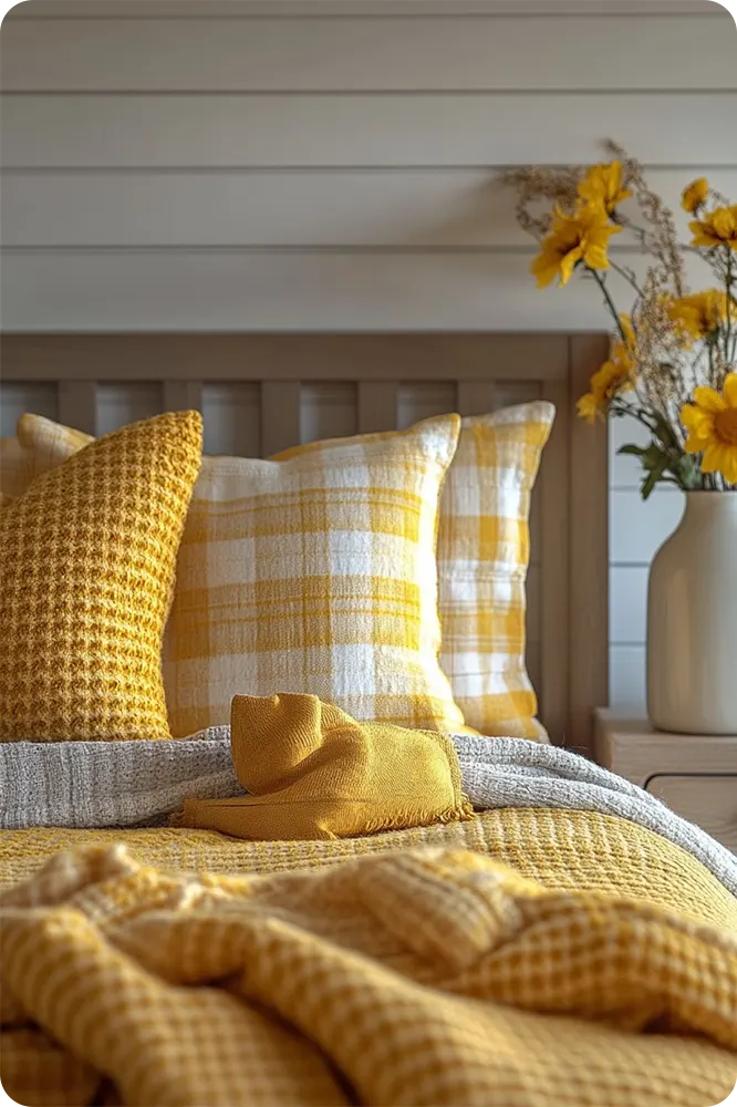 Mustard Yellow Bedding