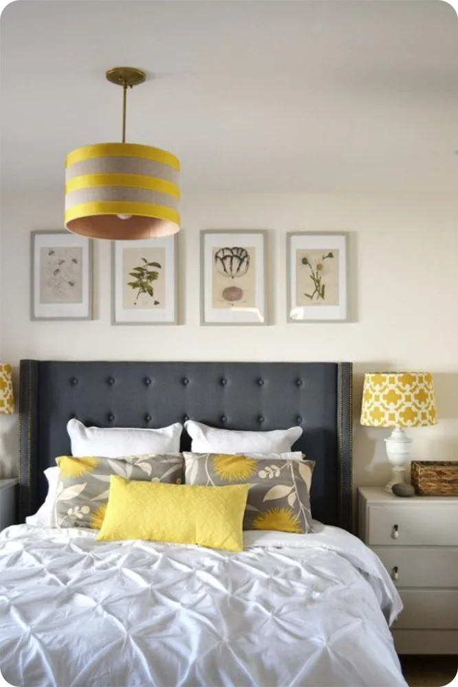 Mustard Yellow Lampshades