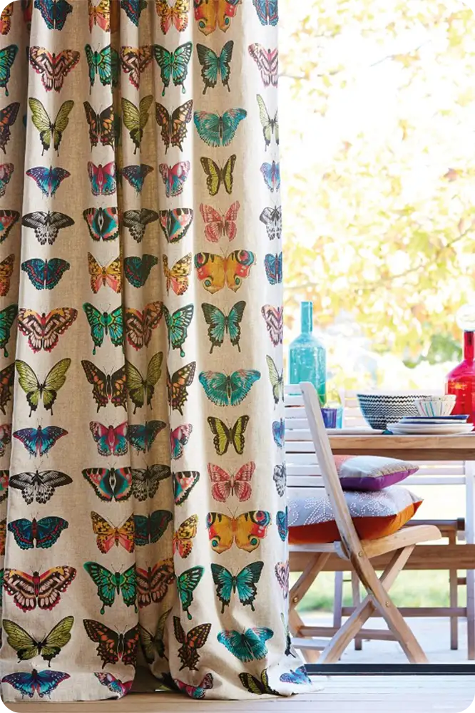 Statement Patterned Curtain